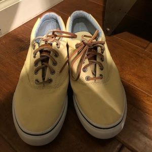 Sperry yellow sneakers